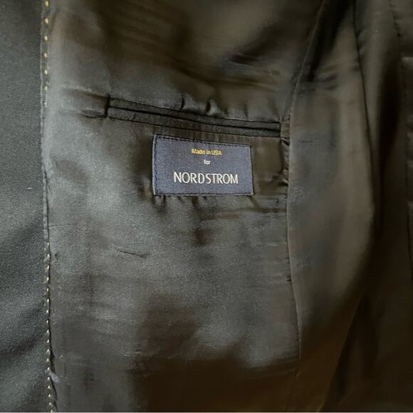 HART SCHAFFNER MARX GOLD Black  Sport Coat Blazer Jacket 42L - Picture 6 of 9